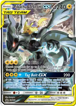 PokeDATA - Check current Pokemon card values for Pikachu & Zekrom GX SM168!